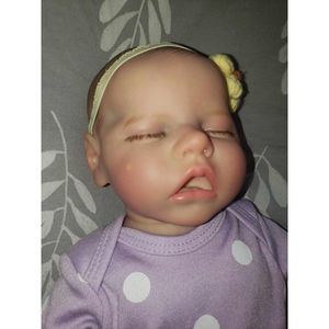 Reborn Baby Dolls Girl Full Vinyl Soft Body Sleeping Kids Gift Box For 3+ 8 Inch